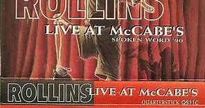 Rollins - Live At McCabe's