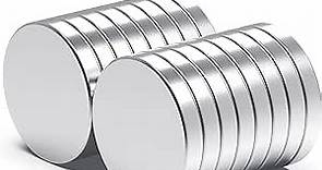 THCMagorilla Strong Neodymium Magnets, Rare Earth Magnets for Crafts, Heavy Duty Magnets, Round Magnets, Small Magnets, 0.79 x 0.12 Inch, 16 PCS