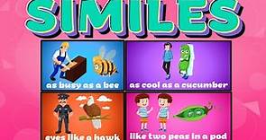 What Are Similes? | Similes for Kids | Simile Examples for Kids Using Like or As