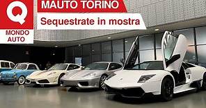 Le auto sequestrate dalla Guardia di Finanza esposte al MAUTO Torino