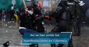 Protestas en Colombia: los videos más impactantes durante los enfrentamientos