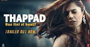 THAPPAD OFFICIAL TRAILER 2: Taapsee Pannu | Bollywood Trailer | Bhushan Kumar | 28 February 2020