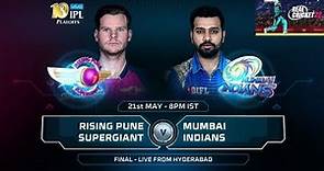 Vivo ipl final match highlights | Mi vs Rps | Vivo ipl 2017 | Real cricket 20 | Rc krk gamer |