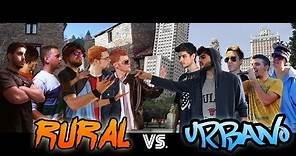 Youtuber Rural vs. Youtuber Urbano