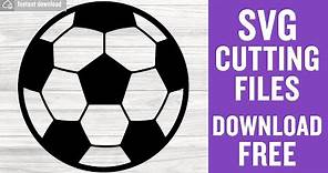 Soccer Svg Free Cut File for Cricut
