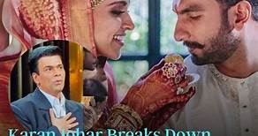 Karan Johar BREAKS Down Watching Deepika, Ranveer's Wedding Video on KWK 8