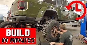 Custom Jeep Gladiator Build In Only 8 Minutes! - Total Jeep Transformation