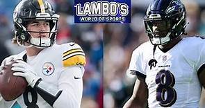 AFC North Battle | NFL Steelers vs Ravens| Lamar Jackson vs Kenny Pickett