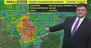 DFW weather: Severe thunderstorms rolling into North Texas