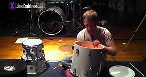 "Drum Tuning" Tip for Floor Toms | Drum Lesson by @joecrabtree | joecrabtree.com