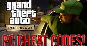 How To Put In Cheat Codes On PC : GTA San Andreas The Definitive Edition