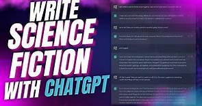 How to Write a Science Fiction Book with ChatGPT
