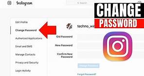 How to Change Instagram Password in PC