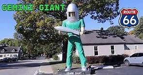 Finally Meeting the Gemini Giant - Classic Roadside Attraction on Route 66, Wilmington, Illinois