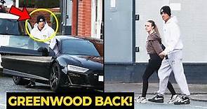 Mason Greenwood spotted RETURN in MANCHESTER today with Harriet Robson | Man Utd News