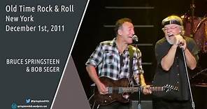 Bruce Springsteen & Bob Seger | Old Time Rock & Roll - New York - 01/12 ...