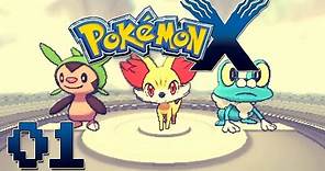 Let's Play Pokemon X Part 1 - My Journey Begins! Gameplay Walkthrough
