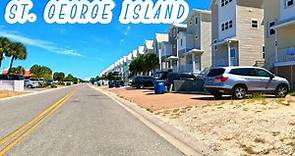 St. George Island Florida - Driving Through St. George Island