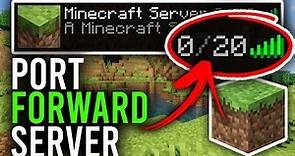 How To Port Forward Minecraft Server (Guide) | Minecraft Port Forward Tutorial