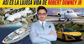 Así es la LUJOSA vida de ROBERT DOWNEY JR 2023 - EL ACTOR DE IRON MAN - The BRO!