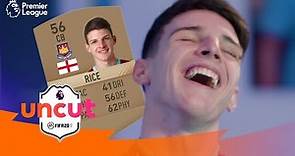 Declan Rice on his FIRST EVER FIFA rating! | Uncut | AD
