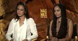 Mad Max: Fury Road: Zoe Kravitz & Courtney Eaton Official Movie Interview | ScreenSlam