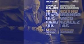 Inauguración del Aula Magna Ministro José Fernando Franco González Salas - 29/10/21 - TEPJF