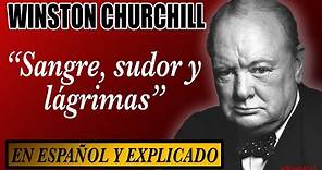 Discurso Churchill: Sangre, sudor y lágrimas en español