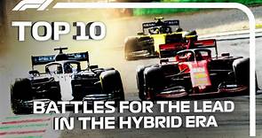 Top 10 Battles For The Lead Of The F1 Hybrid Era
