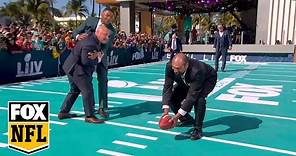 Terry Bradshaw, Franco Harris reenact The Immaculate Reception | FOX NFL