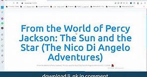 Download books The Sun and the Star pdf 2023
