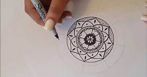 Mandala paso a paso y tips! / Dibujo Rapido