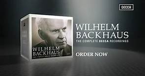 Wilhelm Backhaus complete Decca recordings trailer long