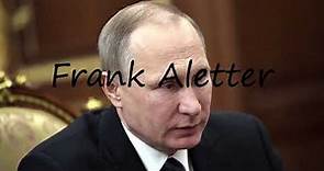 How to Pronounce Frank Aletter?