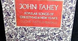 John Fahey With Terry Robb - Popular Songs Of Christmas & New Year's