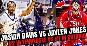 #2 In Tennessee "JAYLEN JONES" vs #1 In Ontario "JOSIAH DAVIS" ! Game Of The Year?! SOLD OUT GAME!