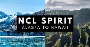 NCL SPIRIT 4K | CRUISE TOUR ALASKA TO HAWAII 🎥 @norwegiancruiseline