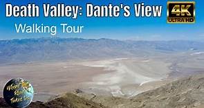 [4K] Death Valley: Dante's View Walking Tour - WITH CAPTIONS