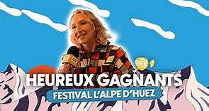 FESTIVAL DE L'ALPE D'HUEZ - Audrey Lamy pour HEUREUX GAGNANTS