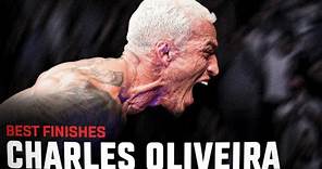 The Champ Has A Name! 🏆 | Charles Oliveira's Best Finishes | UFC 300