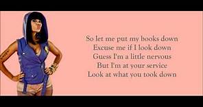Nicki Minaj - Best I Ever Had Verse Lyrics Video