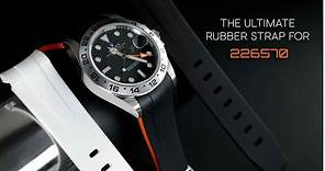 2021 Rolex Explorer II - 226570 Rubber B Strap