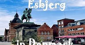 Walking tour ，Esbjerg，Beautiful seaport city in Denmark | Beautiful Nordic town | 4K 🚶