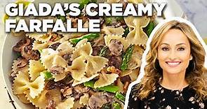 Giada De Laurentiis' Farfalle with Cremini, Asparagus, and Walnuts | Everyday Italian | Food Network