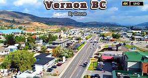 Vernon British Columbia Canada Aerial View
