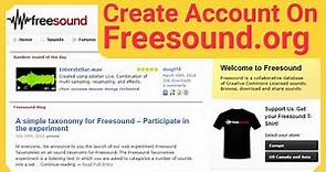 Sound Effect no copyright | How to Create Account on Freesound.org | sound effect