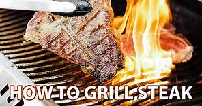 Perfectly Grilled T Bone Steak Recipe with Herb Compound Butter