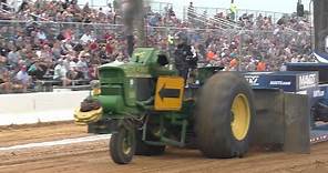 Tractor pulling 2021 NTPL Legends Series Class #1 In Action At The Buck
