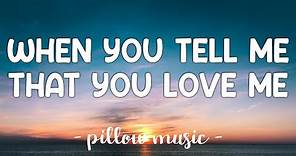 When You Tell Me That You Love Me - Westlife (Feat. Diana Ross) (Lyrics) 🎵