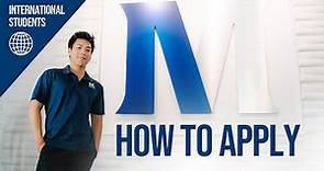 How to apply to Menlo College (International Students)